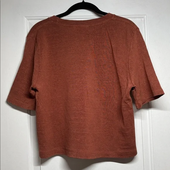 Jungmaven Silverlake Cropped Tee in Terra Cotta - Picture 6 of 6
